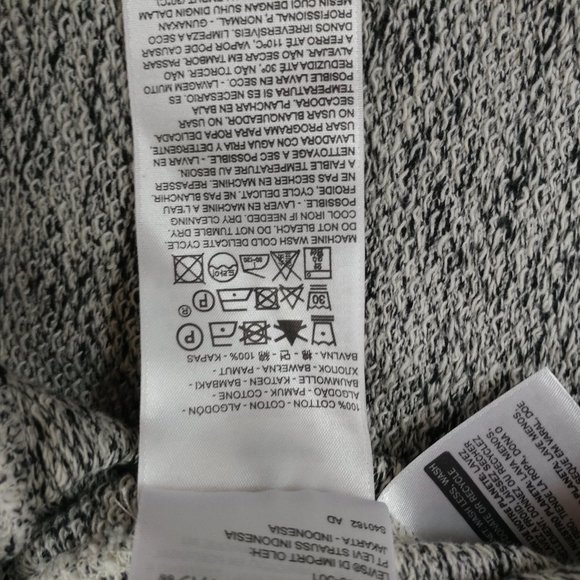 $128 Levis Made & Crafted Men's Grey Geo Crewneck Sweatshirt Size M Knit - Picture 9 of 9